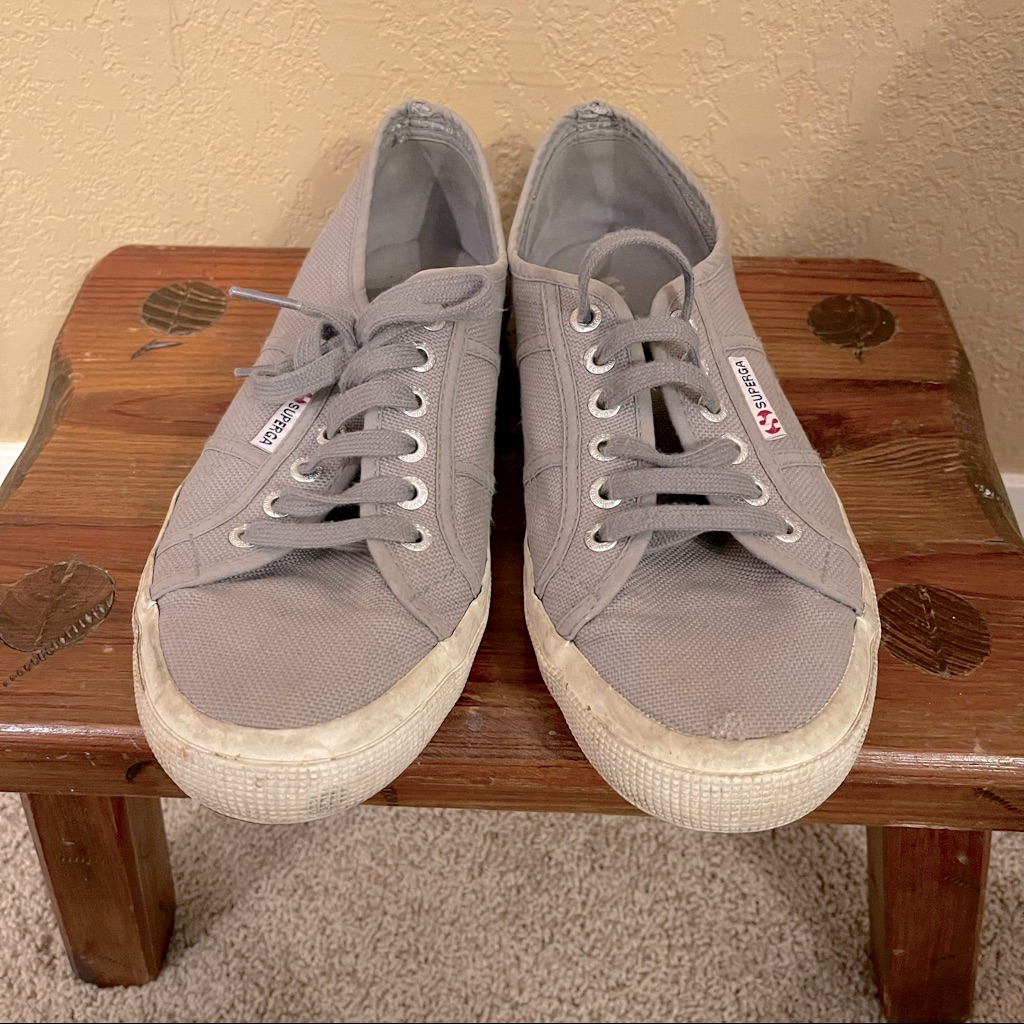 Superga Used Grey Sneaker 9.5 Women